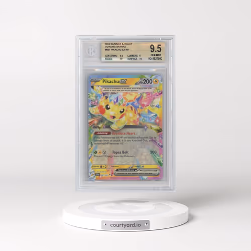 2024 Surging Sparks - SSP EN #057 Pikachu ex - Holo (BGS 9.5 GEM MINT)