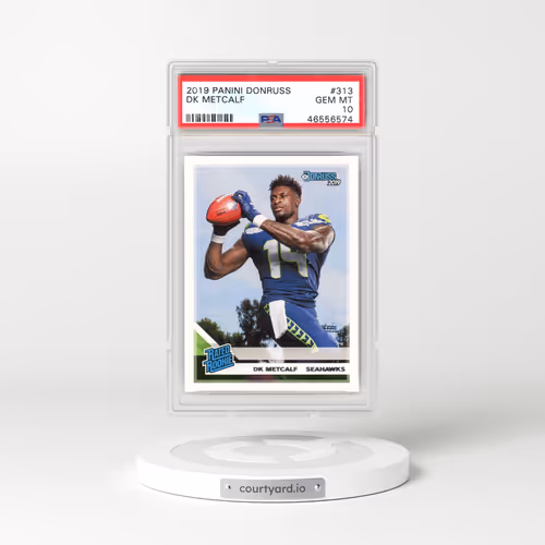 2019 Panini Donruss #313 DK Metcalf (PSA 10 GEM MINT)