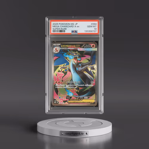 2025 Pokémon M2-Inferno X #094 Mega Charizard X EX - Holo Super Rare (PSA 10 GEM MINT)