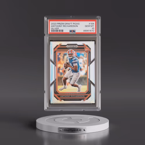 2023 Panini Prizm Draft Picks #104 Anthony Richardson - Silver Prizm (PSA 10 GEM MINT)