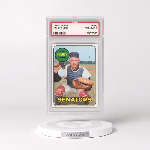 1969 Topps #199 Jim French (PSA 8 NM-MT)