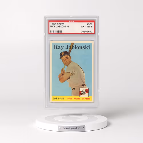 1958 Topps #362 Ray Jablonski (PSA 6 EX-MT)
