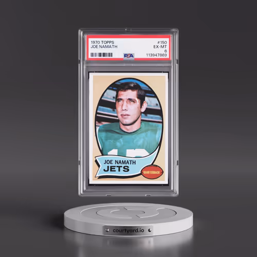 1970 Topps #150 Joe Namath (PSA 6 EX-MT)