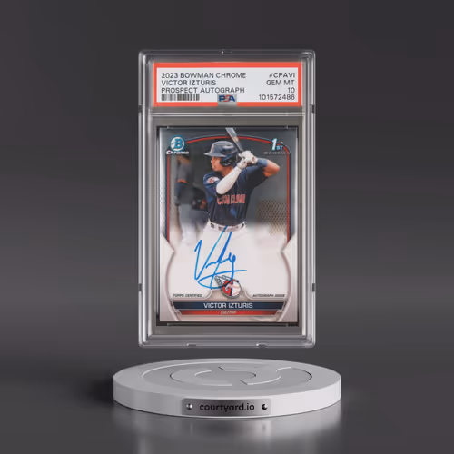 2023 Bowman Chrome Prospect Autographs #CPAVI Victor Izturis (PSA 10 GEM MINT)