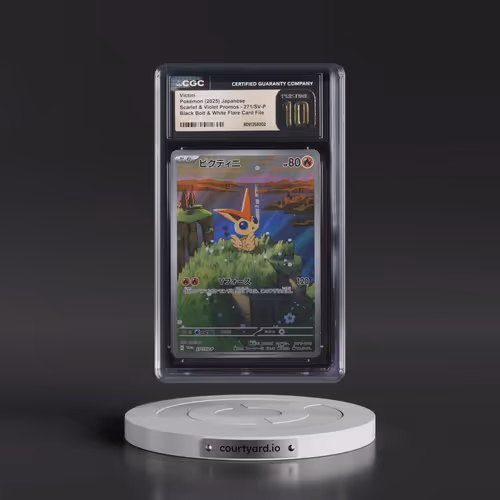 2025 Pokémon SV-P Promo #271 Victini - Black Bolt/White Flare Card File Set (CGC 10 PRISTINE)