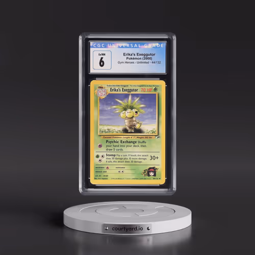 2000 Gym Heroes #44/132 Erika's Exeggutor (CGC 6 EX-NM)