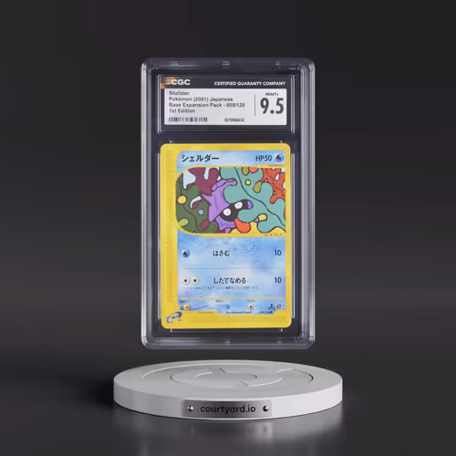 2001 Base Expansion Pack #009/128 Shellder - 1st Edition (CGC 9.5 MINT+)