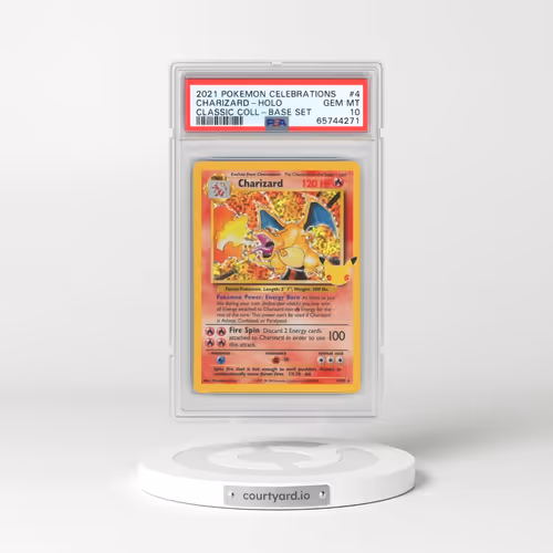 2021 Pokémon Celebrations Classic Collection #4 Charizard - Holo (PSA 10 GEM MINT)