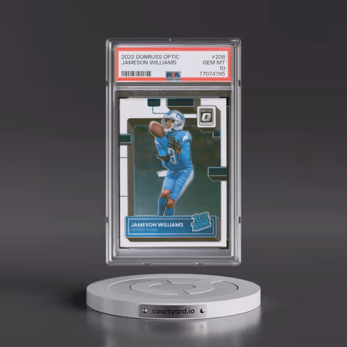 2022 Panini Donruss Optic #208 Jameson Williams (PSA 10 GEM MINT)