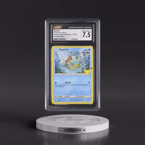 2021 McDonald's Collection 2021 #17/25 Squirtle - Confetti Holo (CGC 7.5 NM+)
