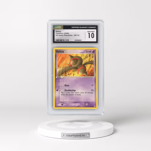 2006 EX Holon Phantoms #59/110 Baltoy (CGC 10 GEM MINT)