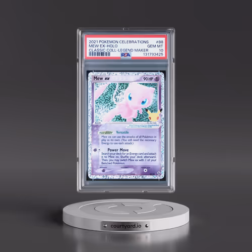 2021 Pokémon Celebrations Classic Collection #88 Mew EX - Holo Holo (PSA 10 GEM MINT)