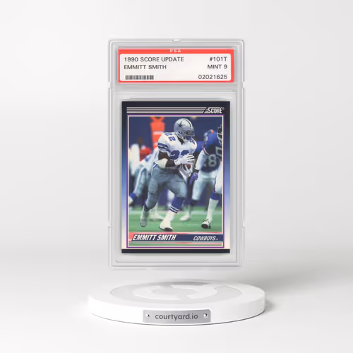 1990 Score Supplemental #101T Emmitt Smith (PSA 9 MINT)