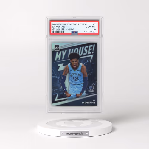 2019 Panini Donruss Optic My House! #7 Ja Morant - Holo (PSA 10 GEM MINT)