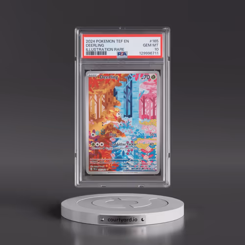 2024 Pokémon Tef EN-Temporal Forces #165 Deerling - Illustration Rare (PSA 10 GEM MINT)