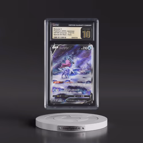 2022 VSTAR Universe #215/172 Suicune V - Special Art Rare Holo (CGC 10 PRISTINE)