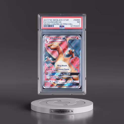 2017 Pokémon SM Black Star Promo #SM60 Charizard GX - Holo Full Art Charizard GX Premium Collection