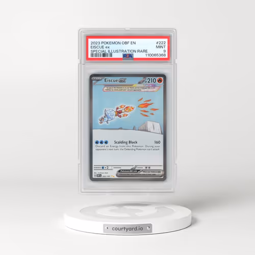 2023 Pokémon Obf EN-Obsidian Flames #222 Eiscue EX - Holo Special Illustration Rare (PSA 9 MINT)