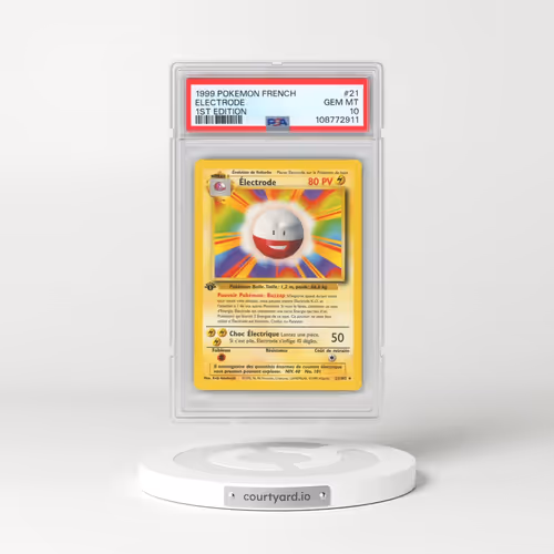 1999 Pokémon #21 Electrode - 1st Edition (PSA 10 GEM MINT)