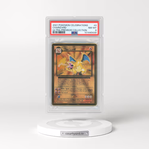 2021 Pokémon Celebrations Ultra-Premium Collection #4 Charizard (PSA 8 NM-MT)