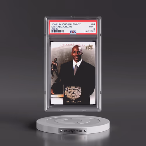 2009 Upper Deck Jordan Legacy Gold #84 Michael Jordan (PSA 9 MINT)