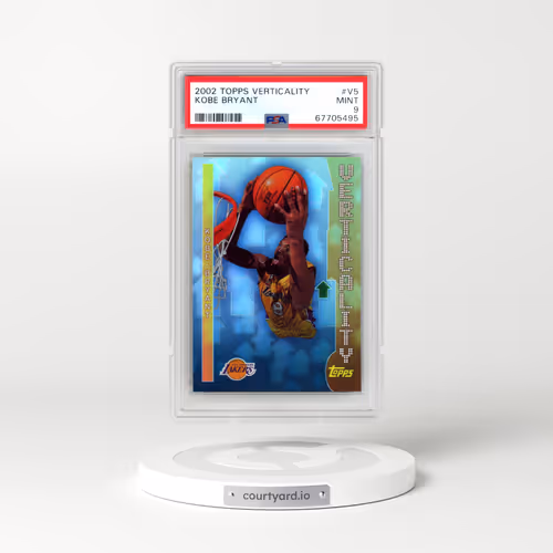 2002 Topps Verticality #V5 Kobe Bryant (PSA 9 MINT)