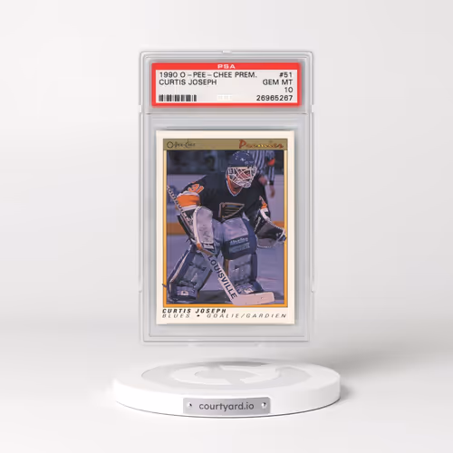 1990 O-Pee-Chee Premier #51 Curtis Joseph (PSA 10 GEM MINT)