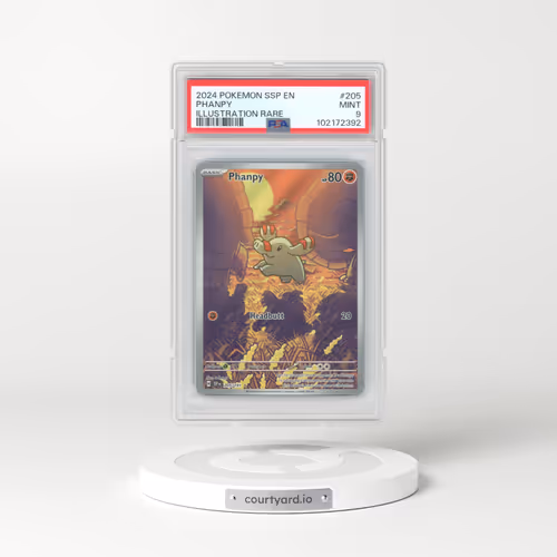 2024 Pokémon Ssp EN-Surging Sparks #205 Phanpy - Illustration Rare (PSA 9 MINT)