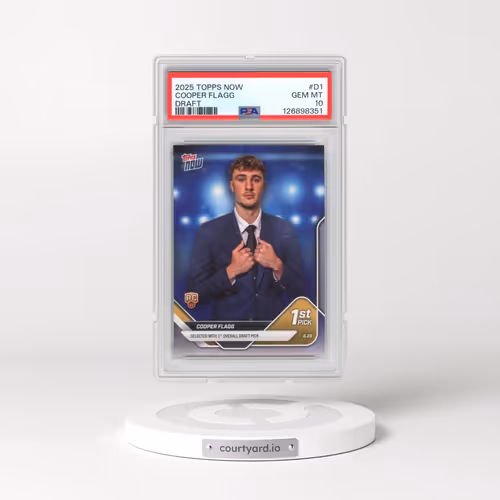 2025 Topps Now Draft #D1 Cooper Flagg (PSA 10 GEM MINT)