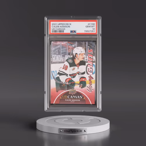 2021-2022 Upper Deck UD Canvas #C108 Calen Addison (PSA 10 GEM MINT)
