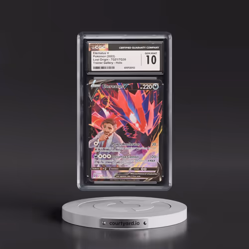 2022 Lost Origin #TG21/TG30 Eternatus V - Trainer Gallery Holo (CGC 10 GEM MINT)