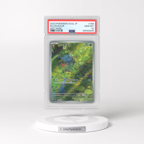 2023 Pokémon Sv2a-Pokemon 151 #166 Bulbasaur - Art Rare (PSA 10 GEM MINT)