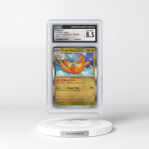 2023 Scarlet & Violet 151 - MEW EN #149/165 Dragonite - Holo (CGC 8.5 NM-MT+)
