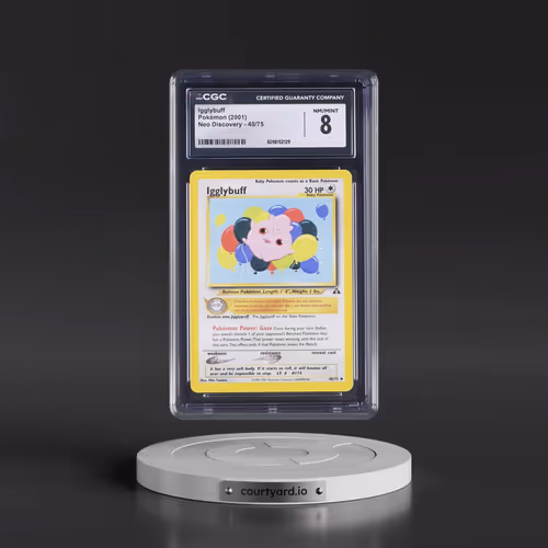 2001 Neo Discovery #40/75 Igglybuff (CGC 8 NM-MT)
