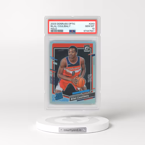 2023 Panini Donruss Optic #243 Bilal Coulibaly - Holo (PSA 10 GEM MINT)