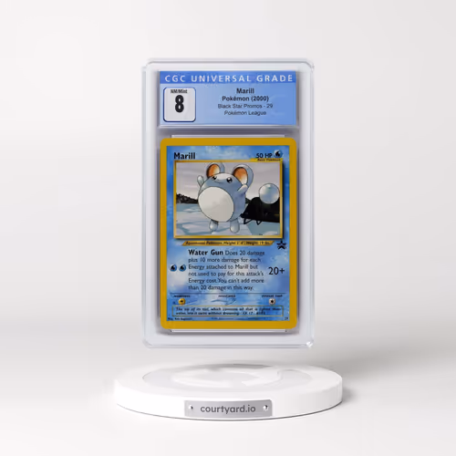 1999 Black Star Promos #29 Marill - Pokémon League (CGC 8 NM-MT)