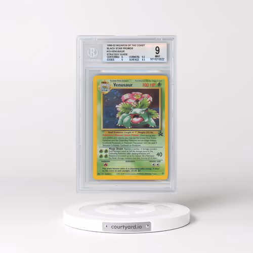 1999 Black Star Promos #13 Venusaur - Holo Pokémon TCG Guide (BGS 9 MINT)
