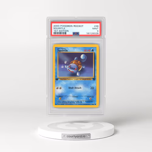 2000 Pokémon Rocket #68 Squirtle - 1st Edition (PSA 9 MINT)