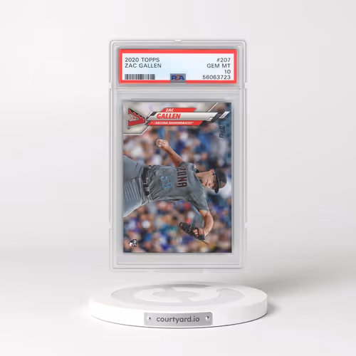 2020 Topps #207 Zac Gallen (PSA 10 GEM MINT)