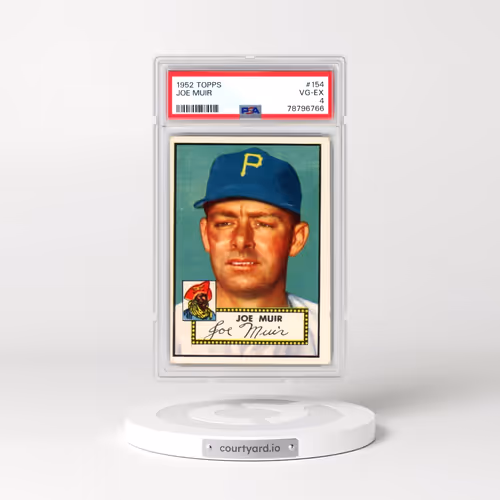 1952 Topps #154 Joe Muir (PSA 4 VG-EX)