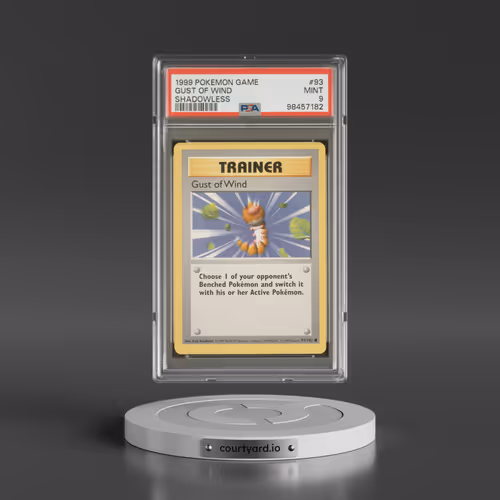 1999 Pokémon Game #93 Gust of Wind - Shadowless (PSA 9 MINT)