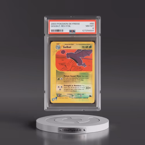 2003 Pokémon Skyridge #60 Golbat - Reverse Foil (PSA 8 NM-MT)