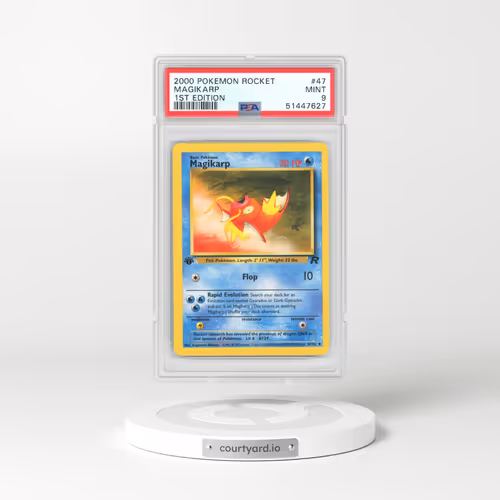 2000 Team Rocket #47 Magikarp - 1st Edition (PSA 9 MINT)