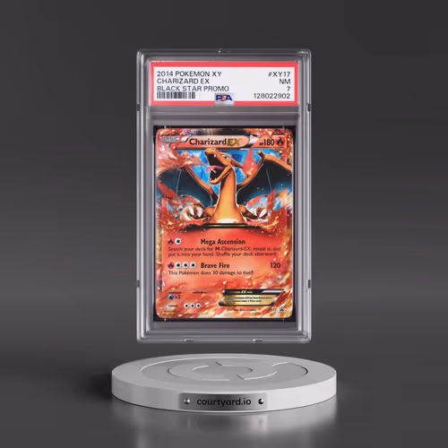 2014 Pokémon XY Black Star Promo #XY17 Charizard EX - Holo (PSA 7 NM)