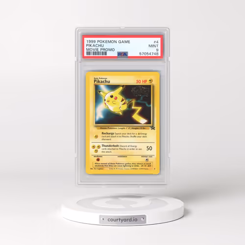1999 Pokémon Game Movie #4 Pikachu - Movie Promo (PSA 9 MINT)