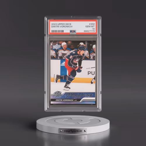 2023 Upper Deck #492 Dmitri Voronkov (PSA 10 GEM MINT)