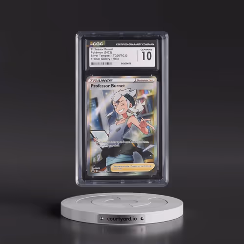 2022 Silver Tempest #TG26/TG30 Professor Burnet - Trainer Gallery Holo (CGC 10 GEM MINT)