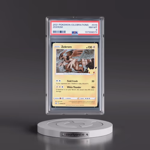 2021 Pokémon Celebrations #010 Zekrom (PSA 8 NM-MT)
