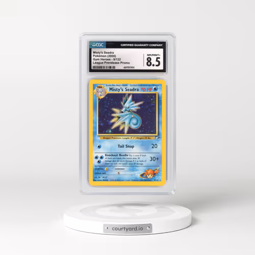 2000 Gym Heroes #9 Misty's Seadra (CGC 8.5 NM-MT+)