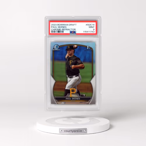2023 Bowman Draft #BDC14 Paul Skenes - Chrome-Refractor (PSA 9 MINT)